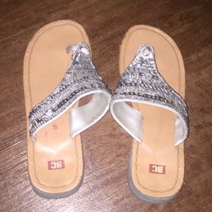 Sequined BC sandals!